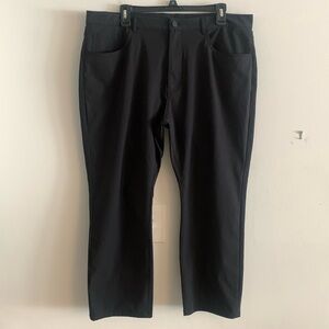 G/FORE TOUR 5 POCKET 4-WAY STRETCH STRAIGHT LEG PANT BLACK 38/25 PERFORMANCE